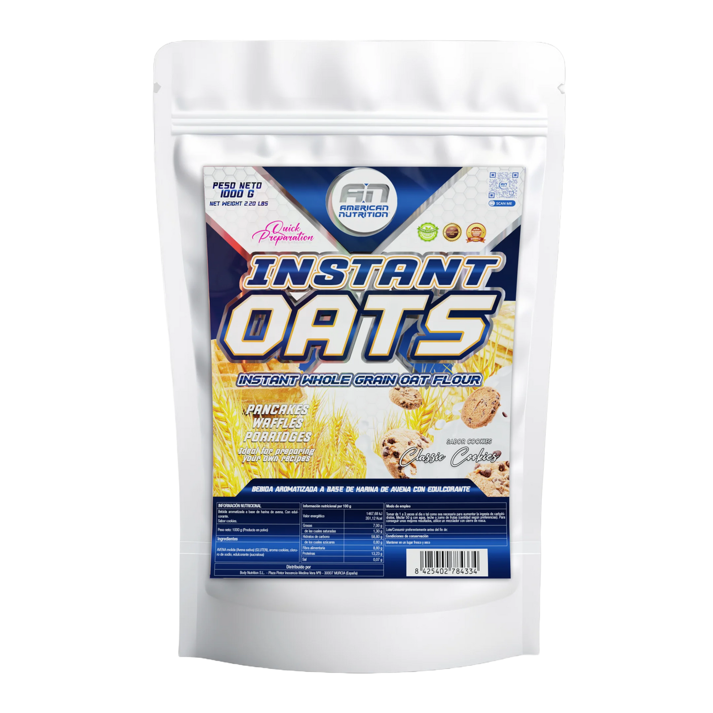 Instant oats