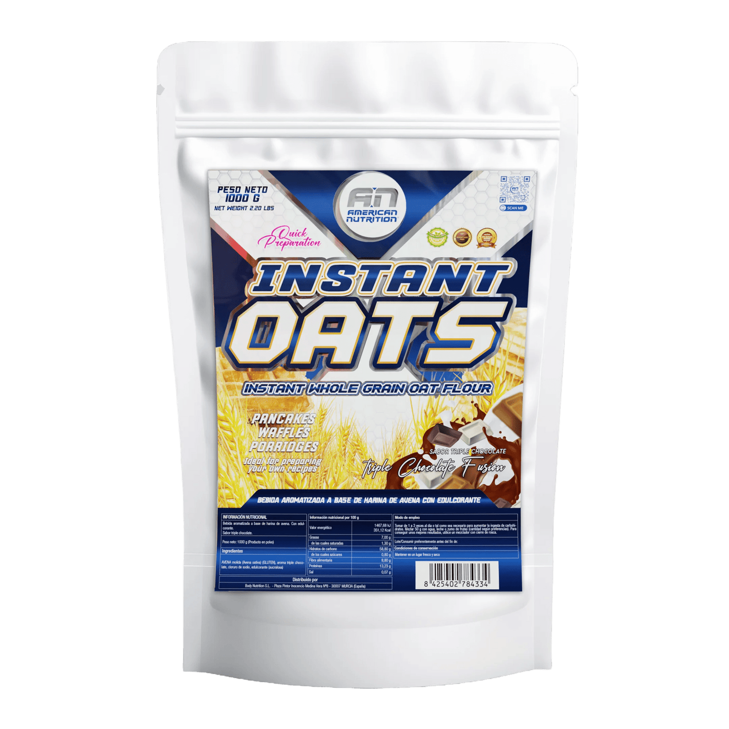 Instant oats