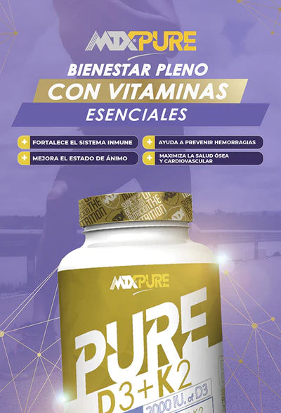 D3 & K2 PURE™ 60 Perlas /700MG *