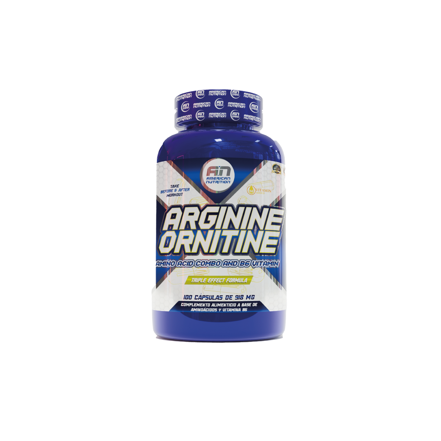 Arginine Ornitine 100 capsulas