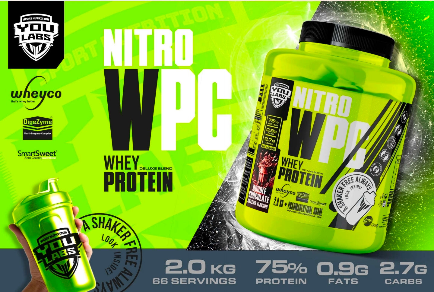 WHEY PROTEIN 2KG YOU LABS