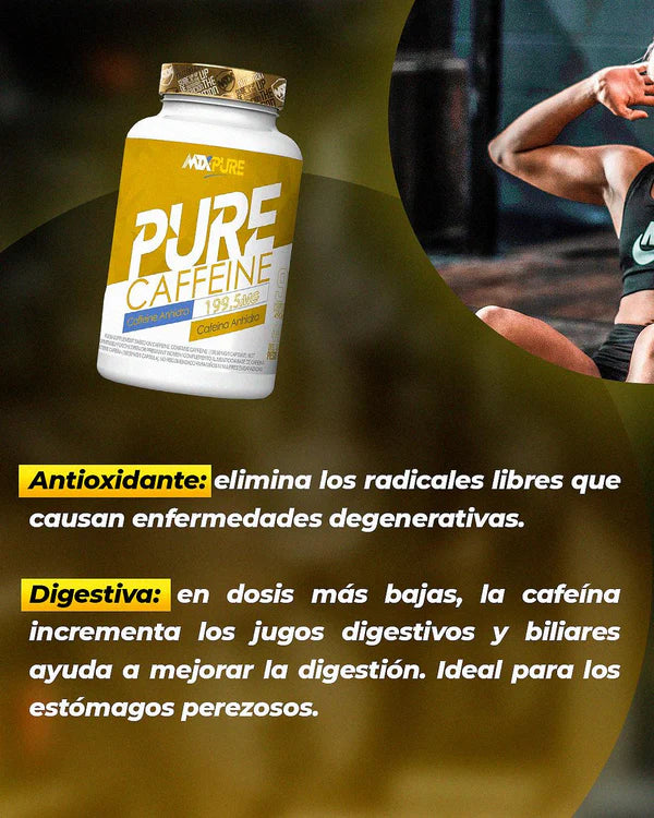 CAFFEINE PURE ™ [90CAP/490MG] - Iron Shark