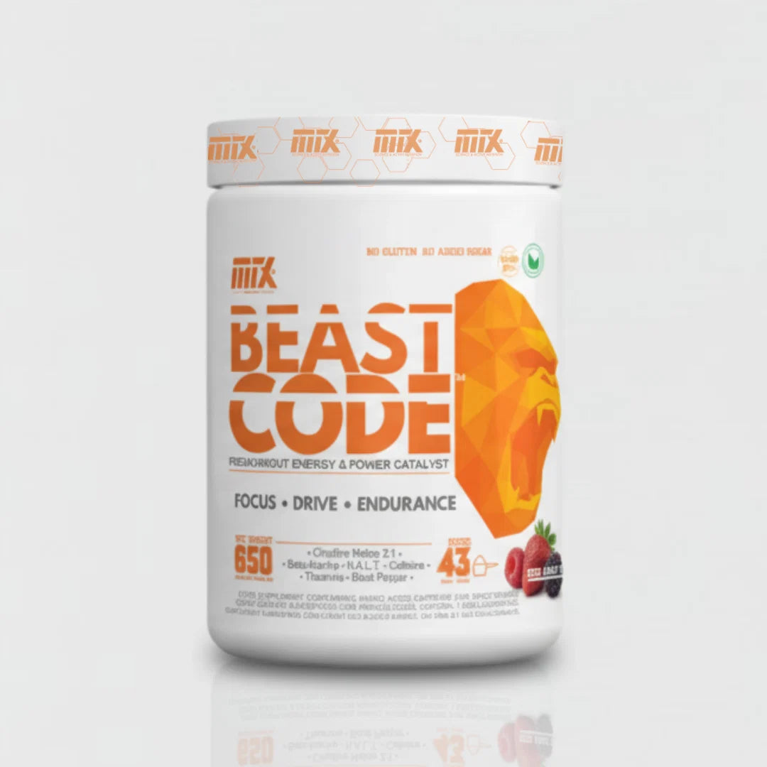 BEAST CODE™ - Super PRE-ENTRENO 650G (frutos rojos)