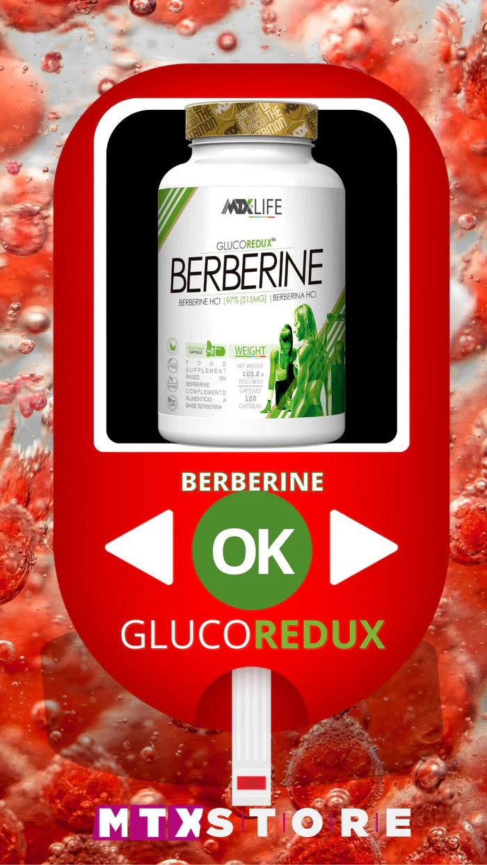 BERBERINE | GLUCORedux™ [120 VegeCaps/515 mg]