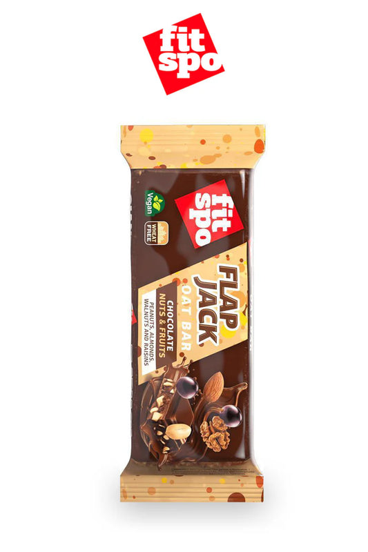FitSpo FLAPjack & Cobertura Chocolate/Yogurt Nueces