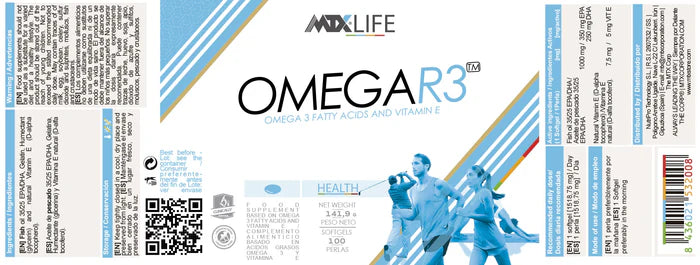 OMEGA R3™ [100 PERLAS/1000MG] - Iron Shark