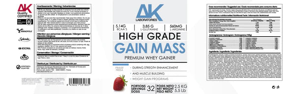 GAIN MASS AK ™ [2,5 - 3.8 KG]