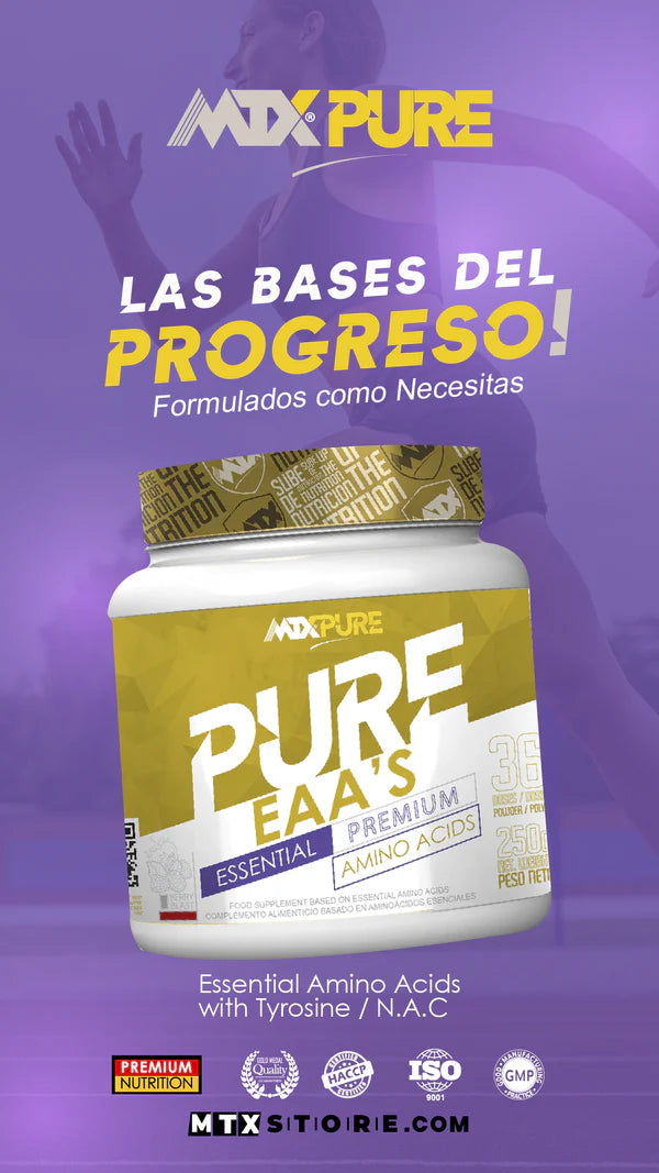 EAA´s PURE ™ Aminoácidos esenciales [250GR] - Iron Shark