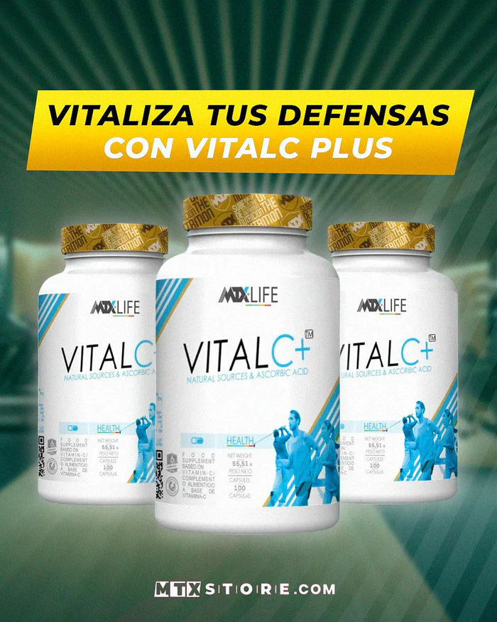 VitalC Plus - [SUPER VIT-C] 100 Cap/500MG* - Iron Shark