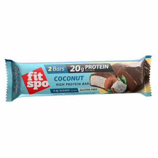 FitSpo Active Barrita Proteica 60G coconout Low Sugar